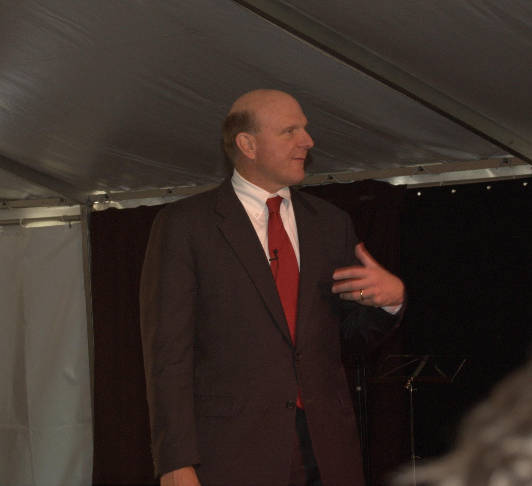 Steve Ballmer, CEO of Microsoft.