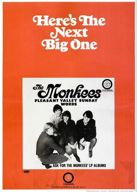 The Monkees - Pleasant Valley Sunday, 1967