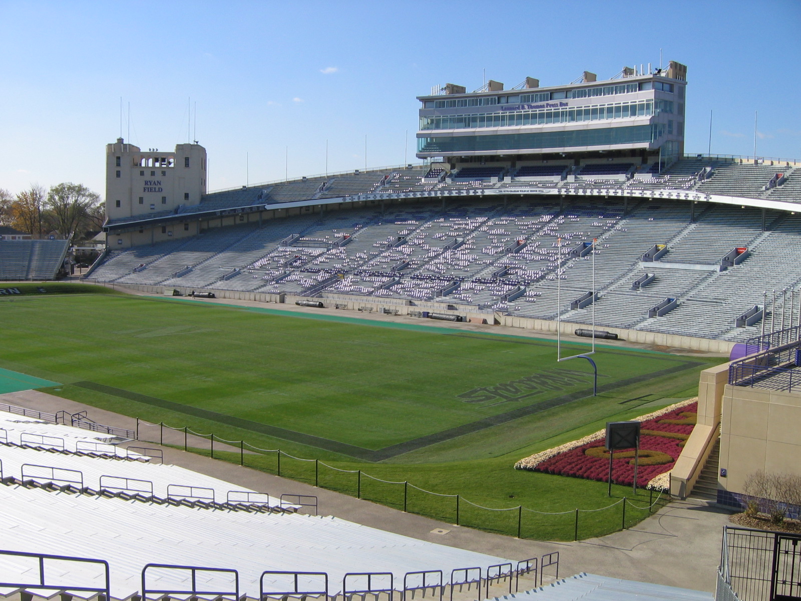 Ryan Field, Northwestern's 49,000 seat football stadium.