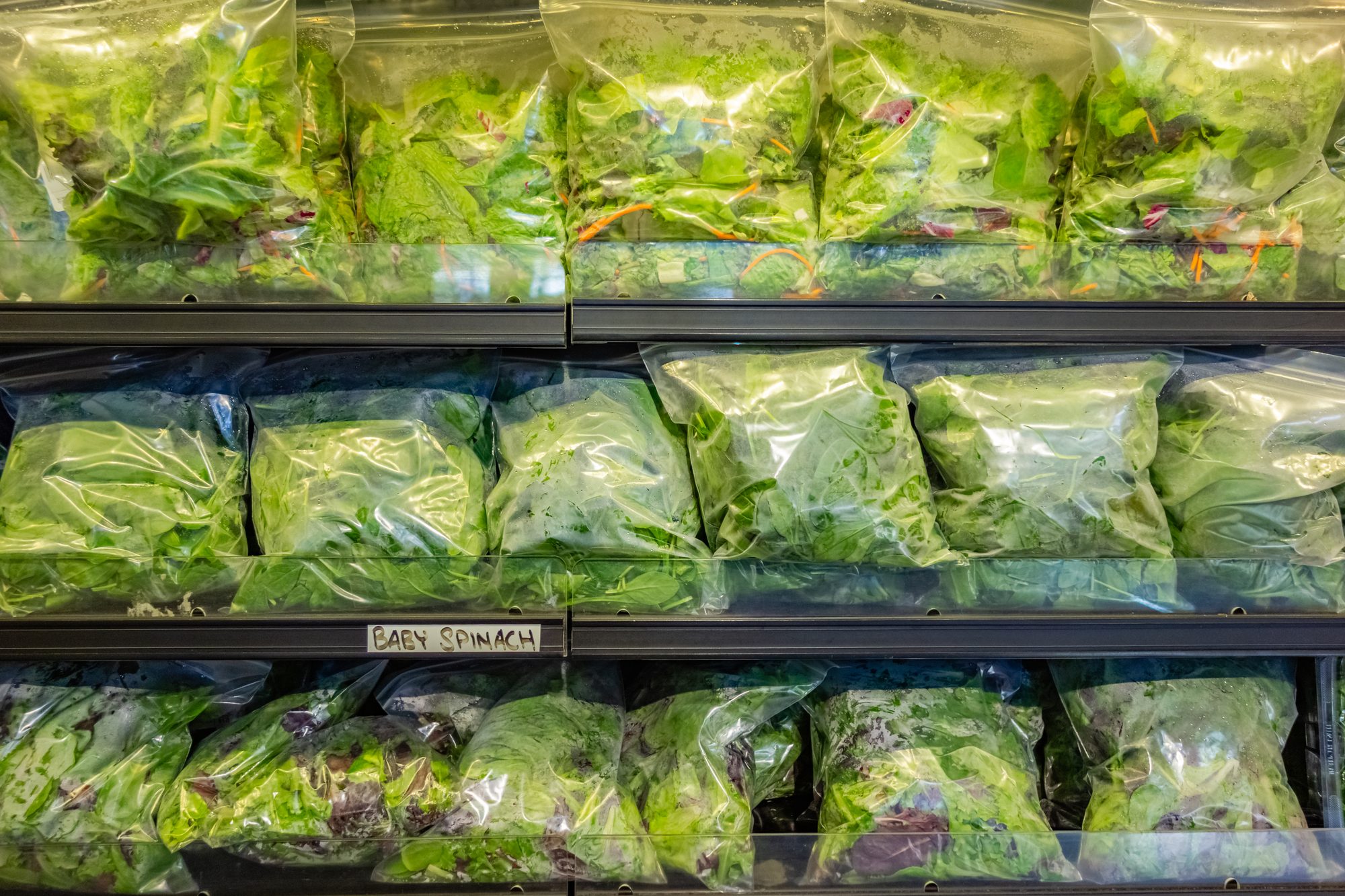 Bagged lettuce