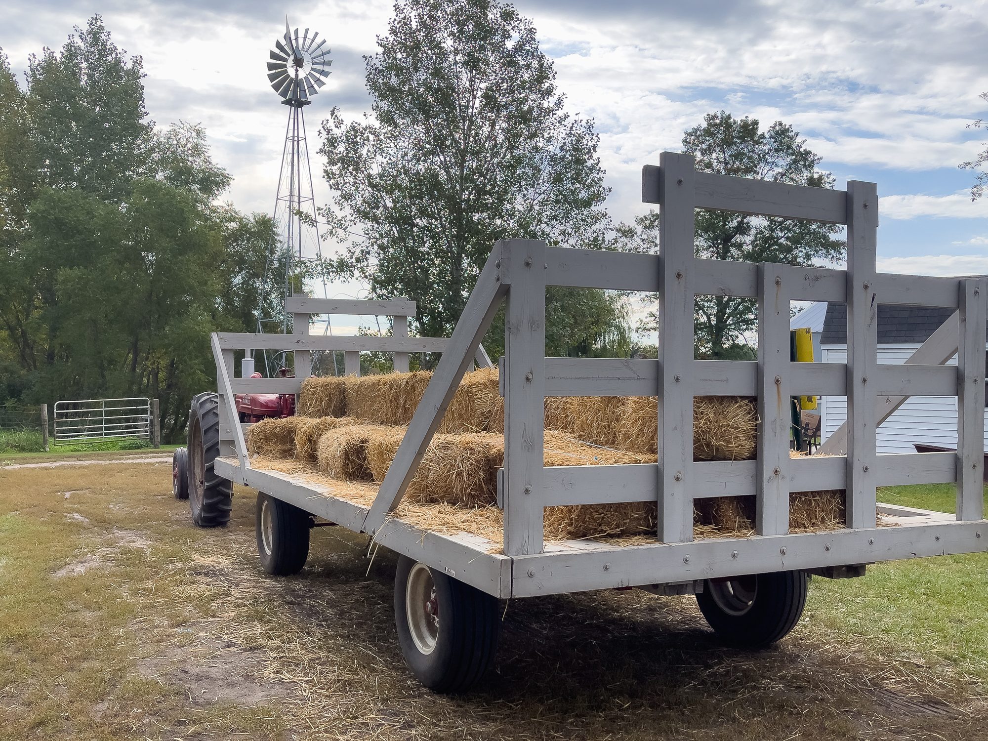 Wagon hay ride