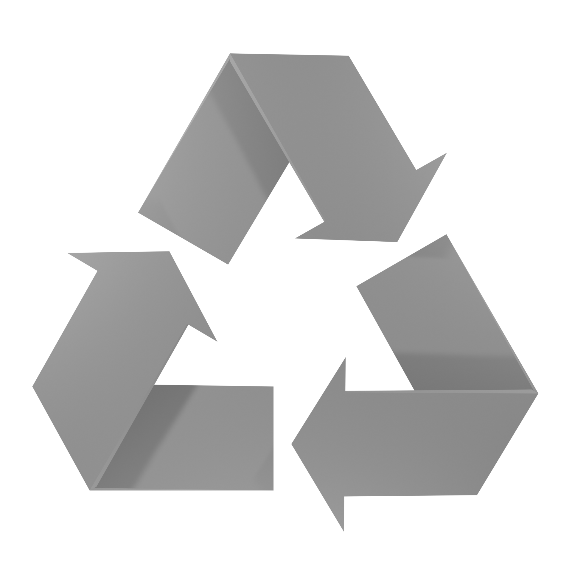 recycling sign grey