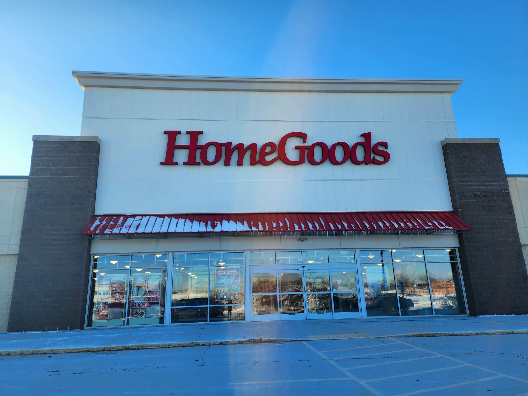 HomeGoods storefront oak creek wi