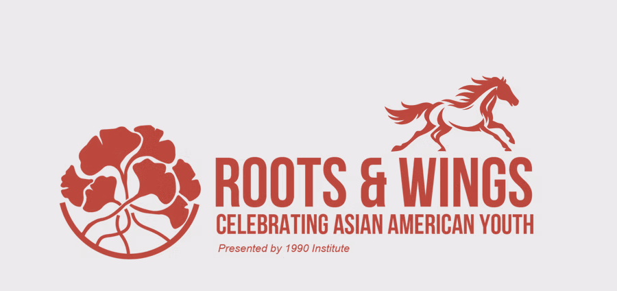 Roots & Wings Youth Symposium logo, 1990 Institute.