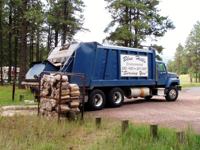 Blue Hills Trash Pickup at Alpine Divide Campground