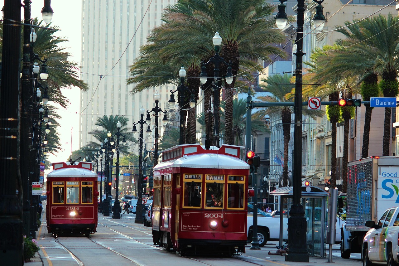 New orleans, tram, america, usa, louisiana, new orleans, new orleans, new orleans, new orleans, new orleans