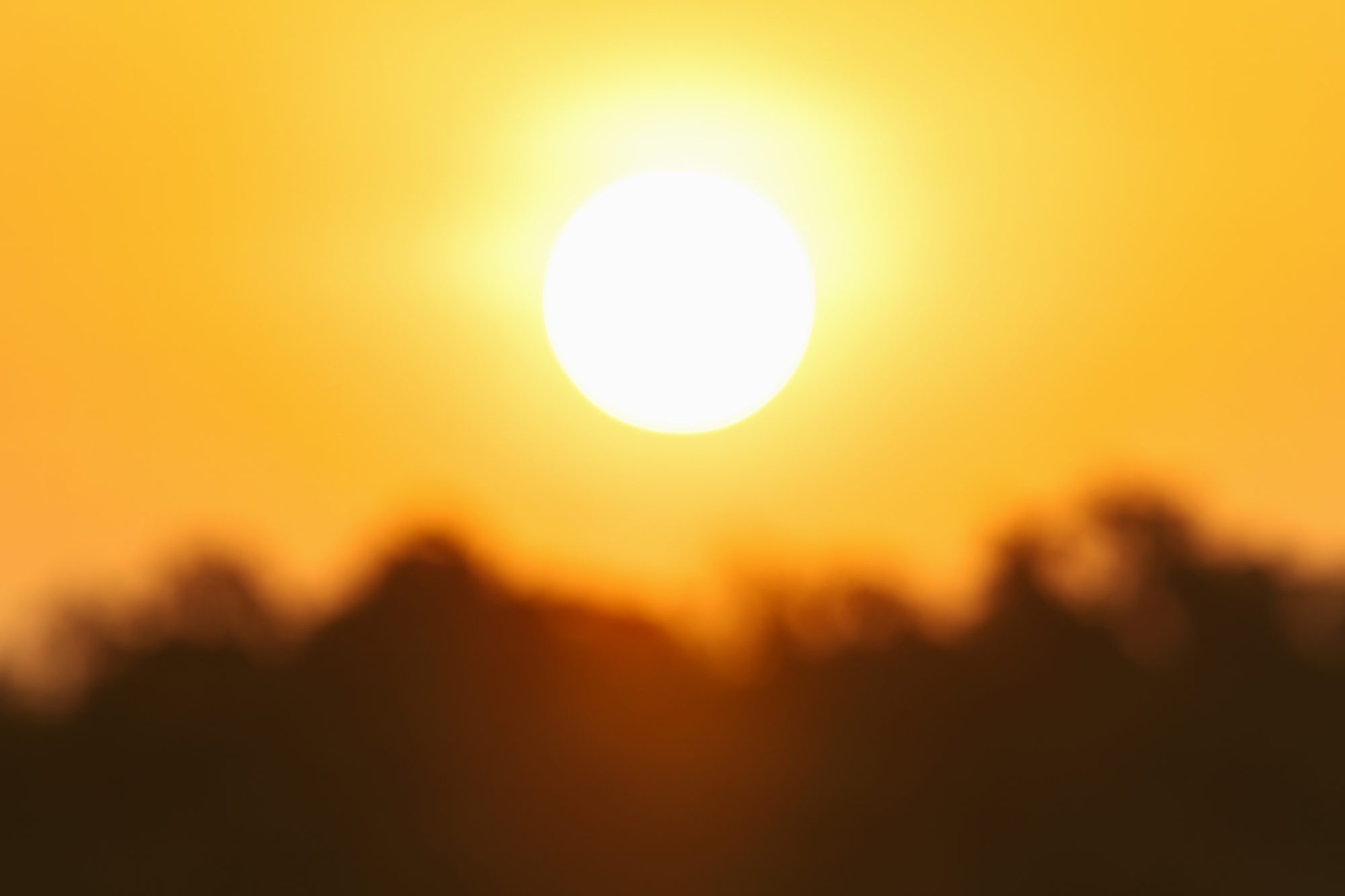 Climate Change, Global Warming, Global Boiling from the Climate Crisis and the Catastrophic Heatwave, the Sun, and the Burning Heatwave Hot Sun