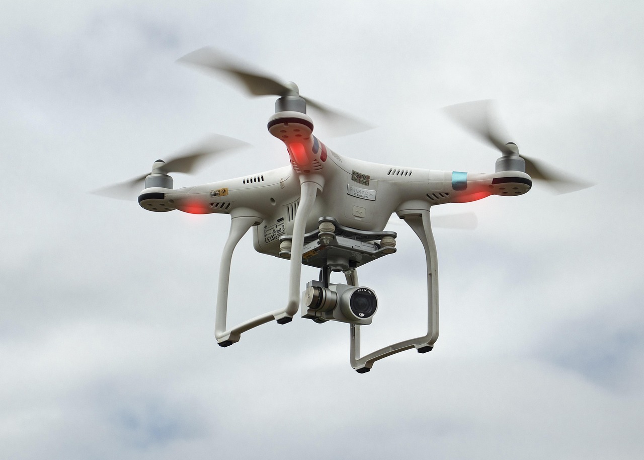 Drone, heaven, sky, clouds, nature, flight, camera, propeller, electronics, dji, drones