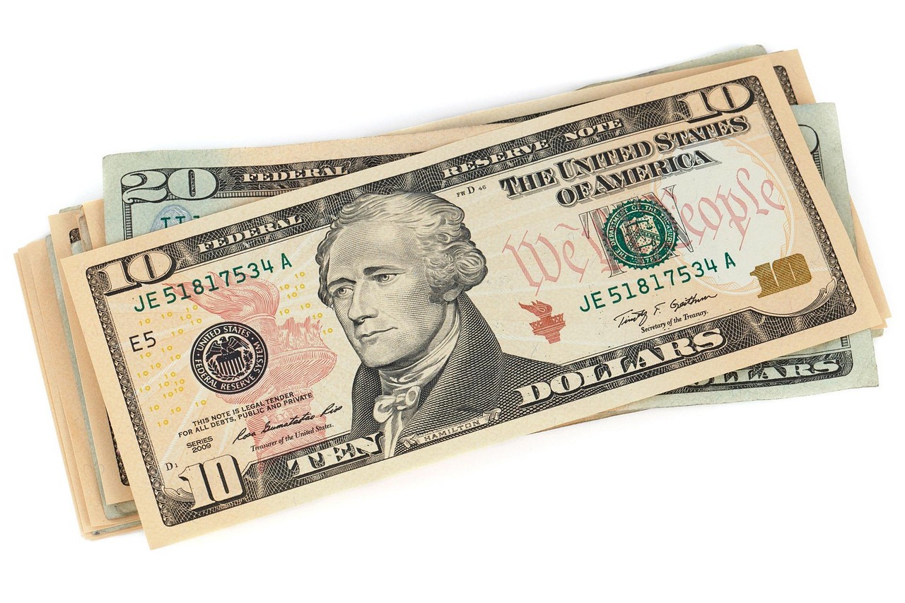 One, usa, banknote, business, money, loan, white, dollar, cash, isolated, currency, american, paper, us dollars, savings