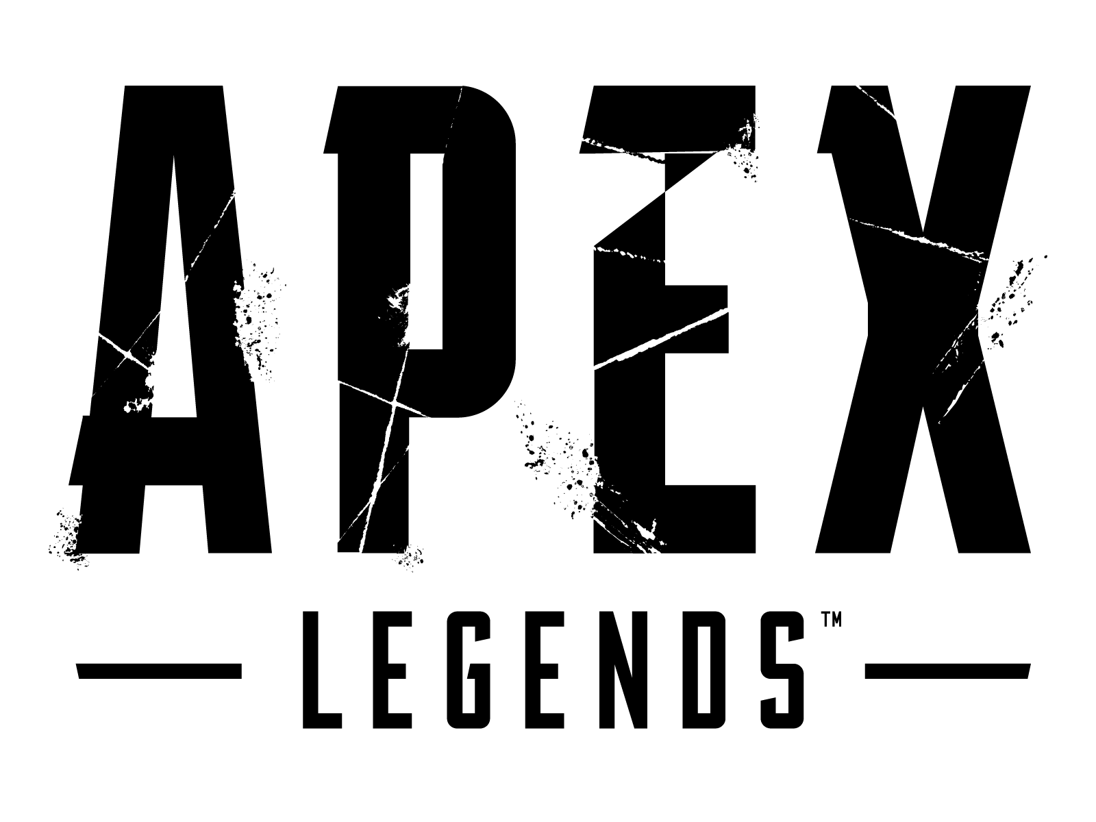 Apex Legends wordmark logo in bold black letters on a white background.