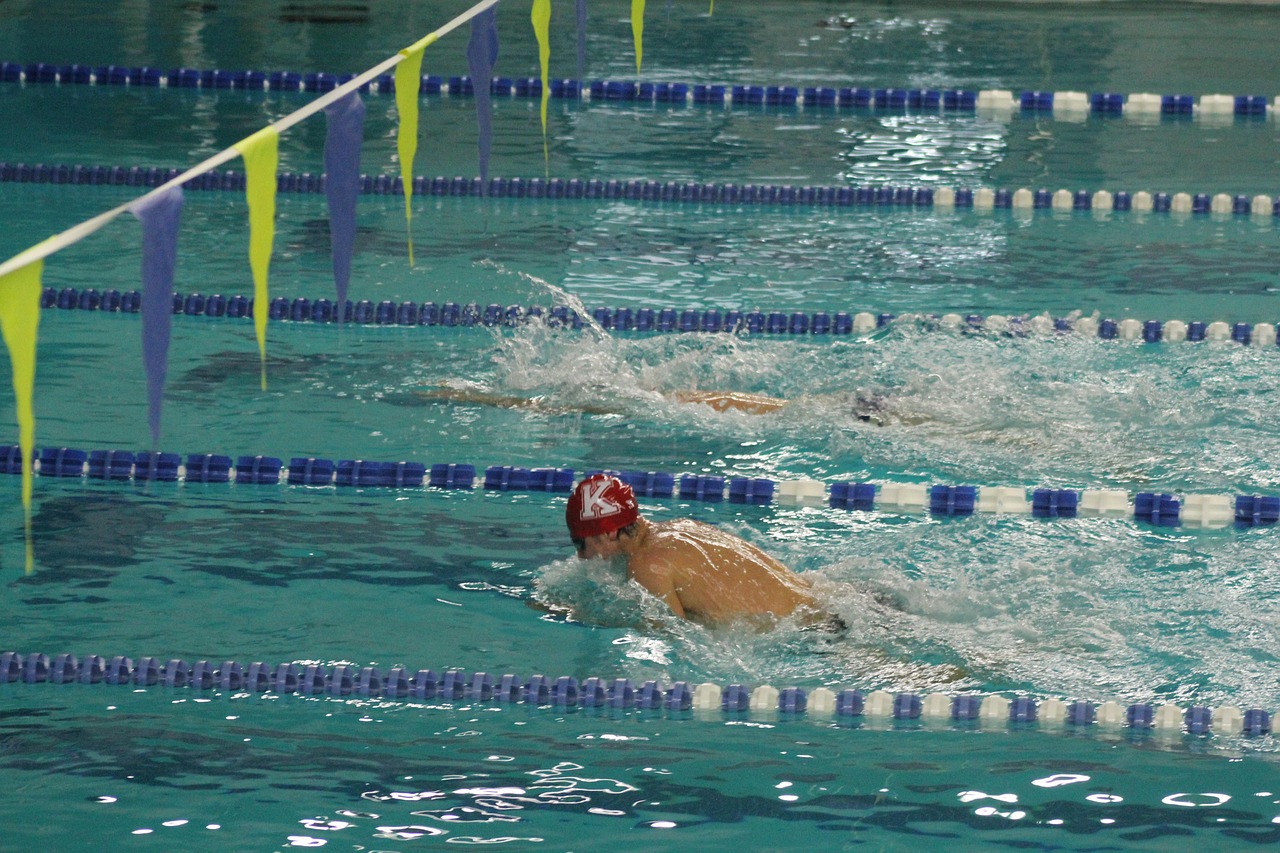 Swimming, swimming pool, water, nature, swim, aquatic, meet, people, compete, team, teamwork, competition, race, sports,