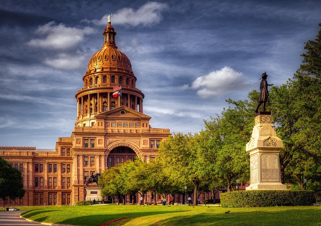 Texas state capitol, austin, america, architecture, government, dome, landscape, mood, hdr, landmark, historic, austin, 
