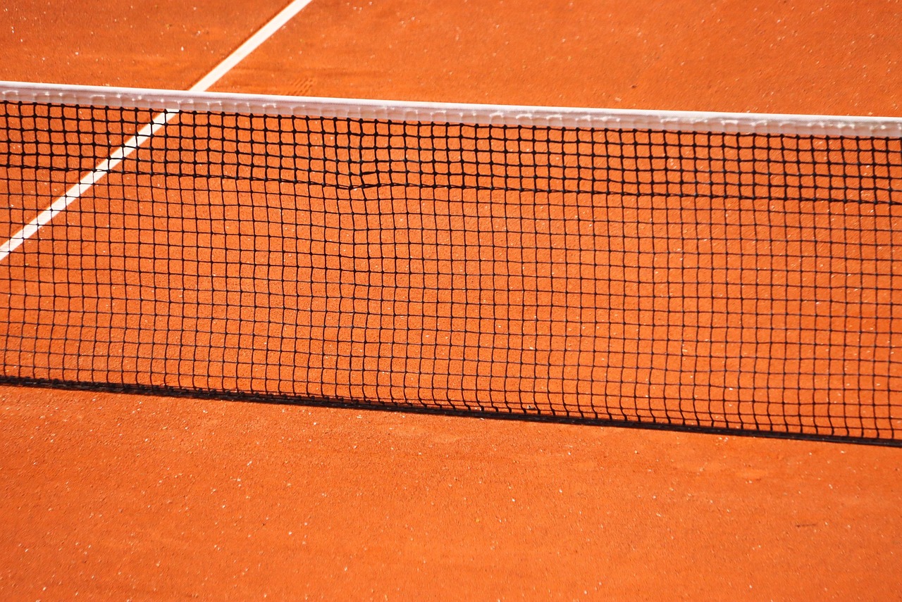 Tennis, tennis net, tennis court, clay court, orange court, sports, tennis net, tennis net, tennis net, tennis net, tenn