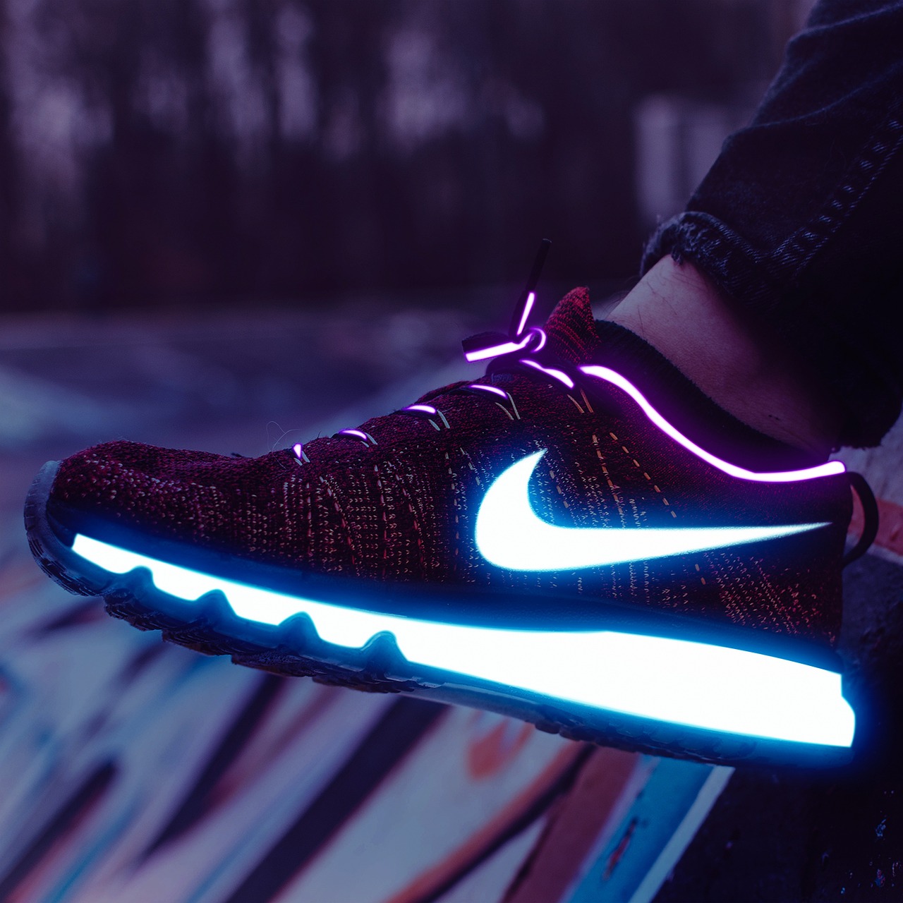 Sneaker, shoe, footwear, nike, fashion, style, foot, neon, light, colorful, nike, nike, nike, nike, nike