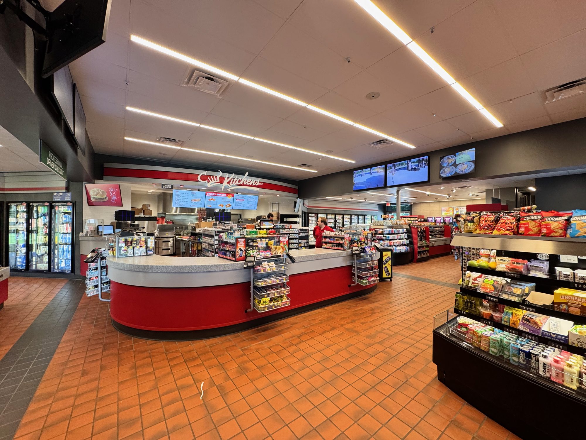 Interior of a QuikTrip convenience store and gas station in Watkinsville, Georgia