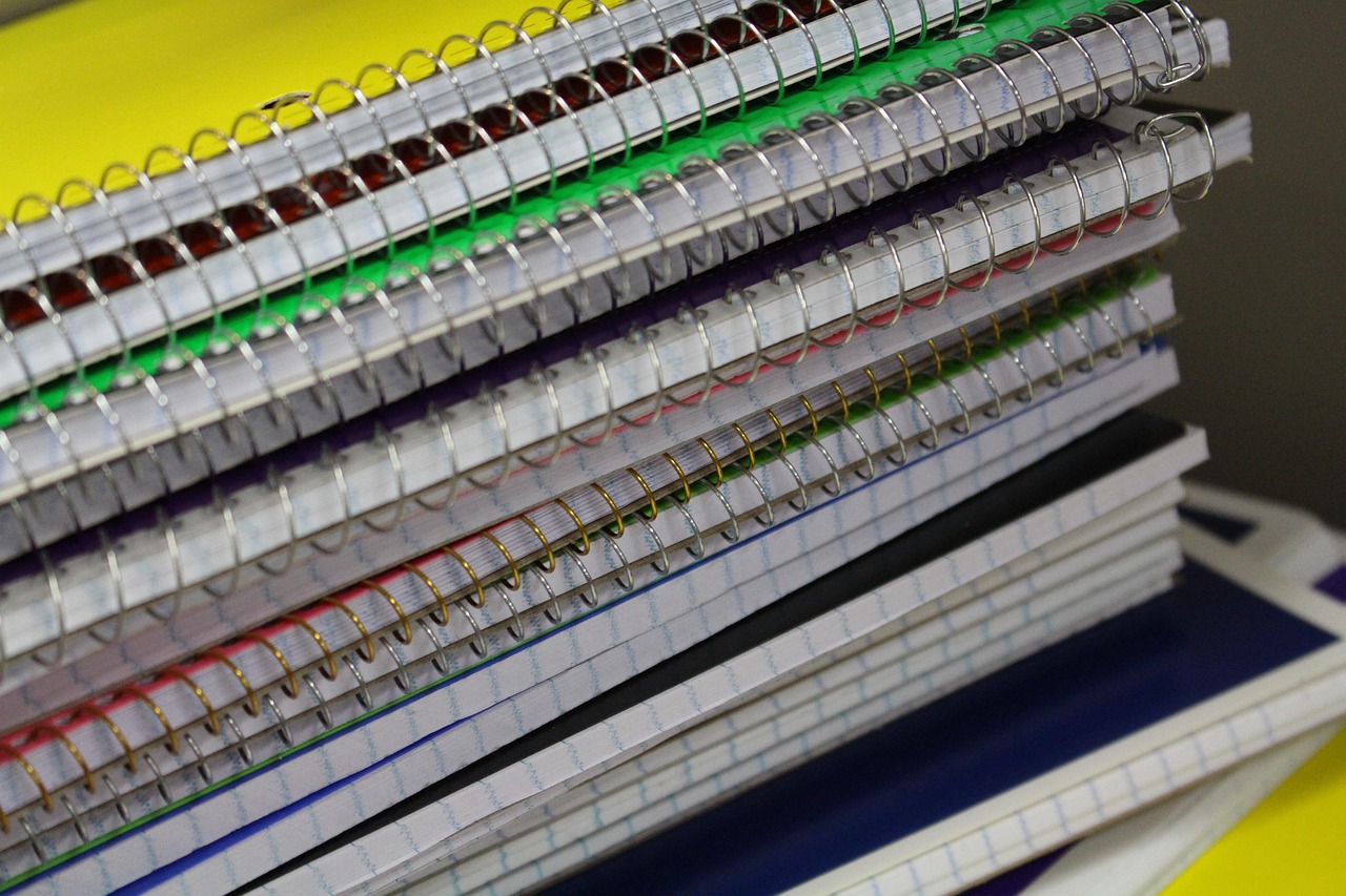 School supplies, office, education, notebook, school, supplies, learning, notebooks, classroom, gray office, gray school