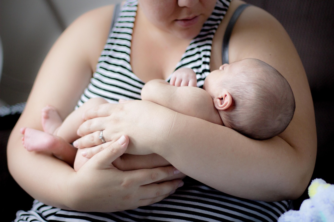 Mother, baby, woman, child, little, newborn baby, cradle, carry, motherhood, parent, parenthood, love, happy mothers day