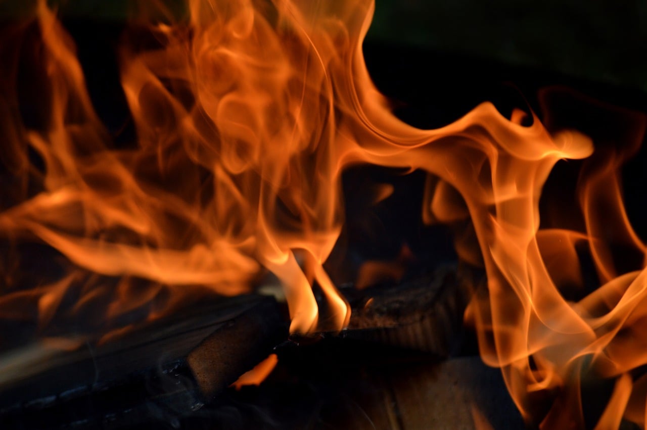 Fire, flames, fireplace, campfire, fire bowl, hot, combustion, burn wood, embers, burn, warmth, firewood, flaming, chimn