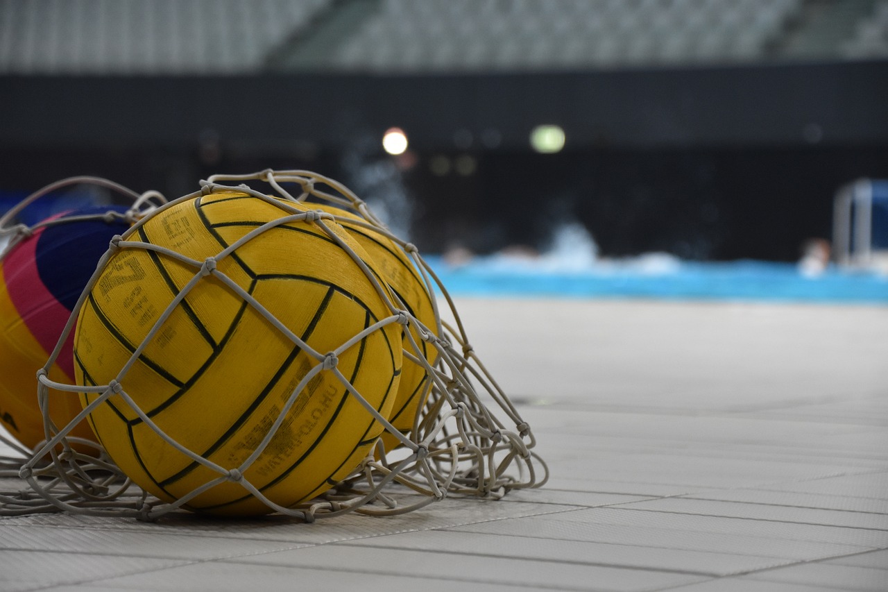 Water polo ball, ball, water polo, pool, nature, swimming pool, water, game, sport, water sport