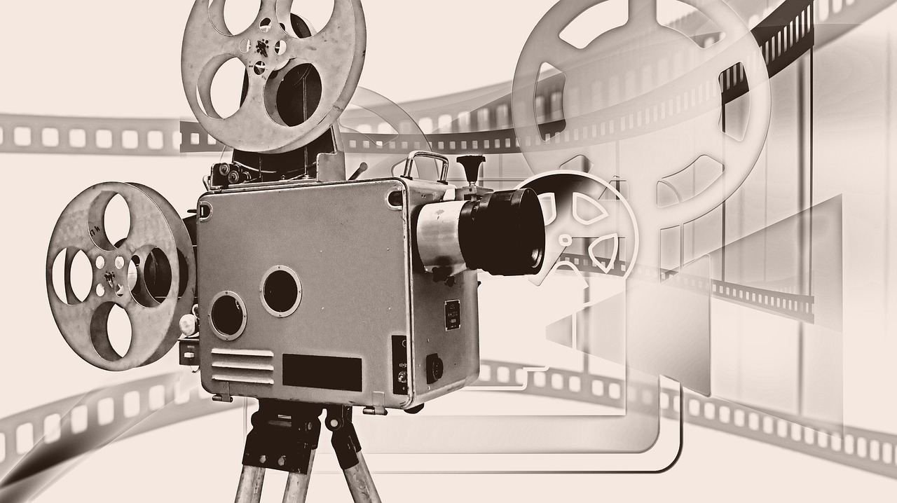 Camera, film, demonstration, projector, film projector, movie theater, movie, filmstrip, black, video, analog, recording