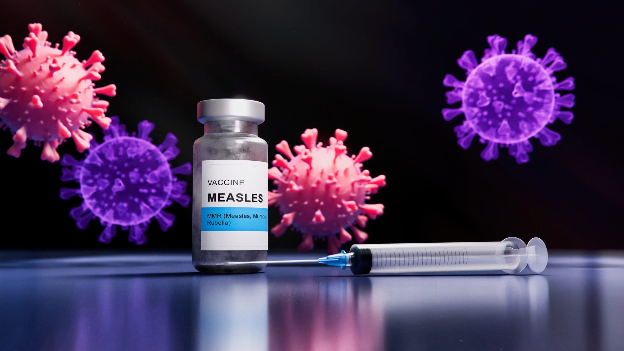 Measles Vaccine Bottle