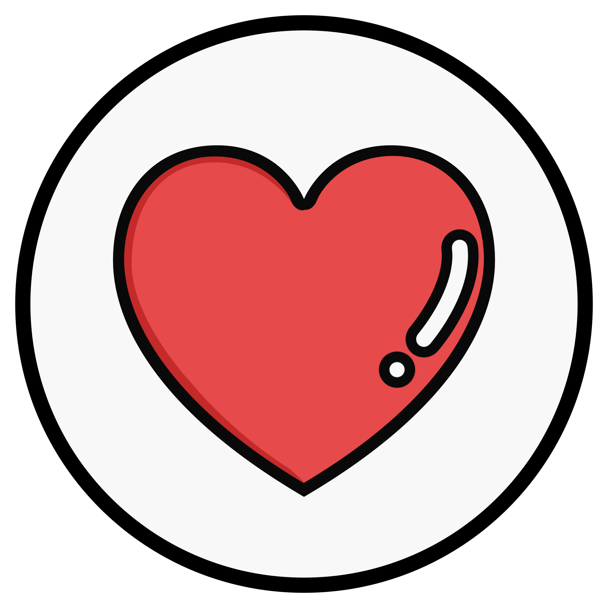 Part of a set of values icons in the style of Bruce The Deus