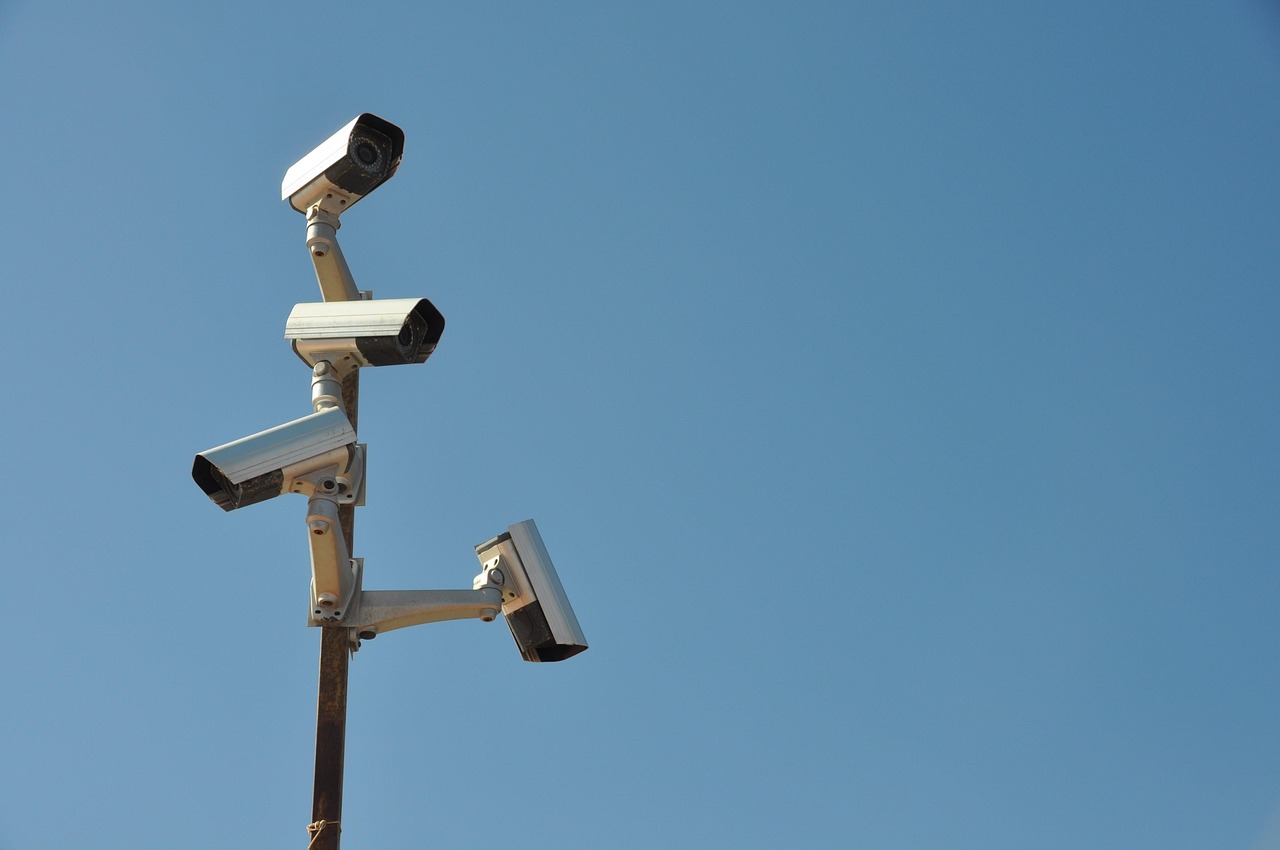 Surveillance camera, mast, video surveillance, monitoring, heaven, camera, state security, control, personal protection,