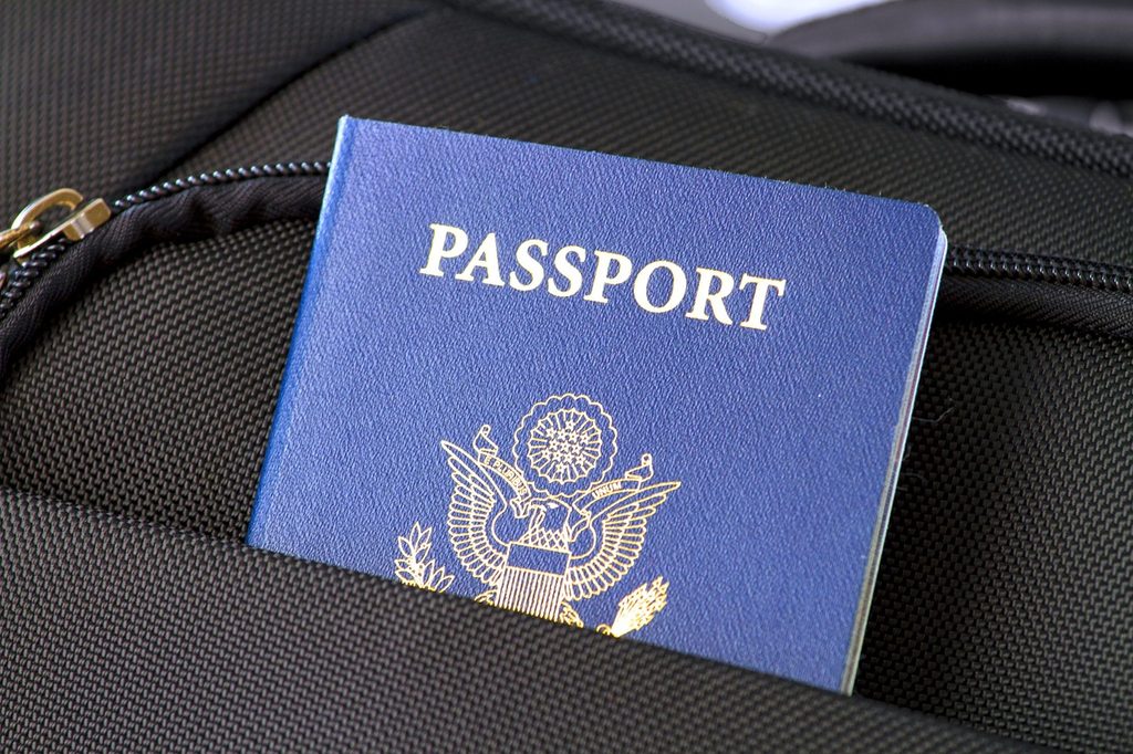 Passport, flag, travel, visa, identification, usa, american, united, blue, country, national, vacation, holiday, documen