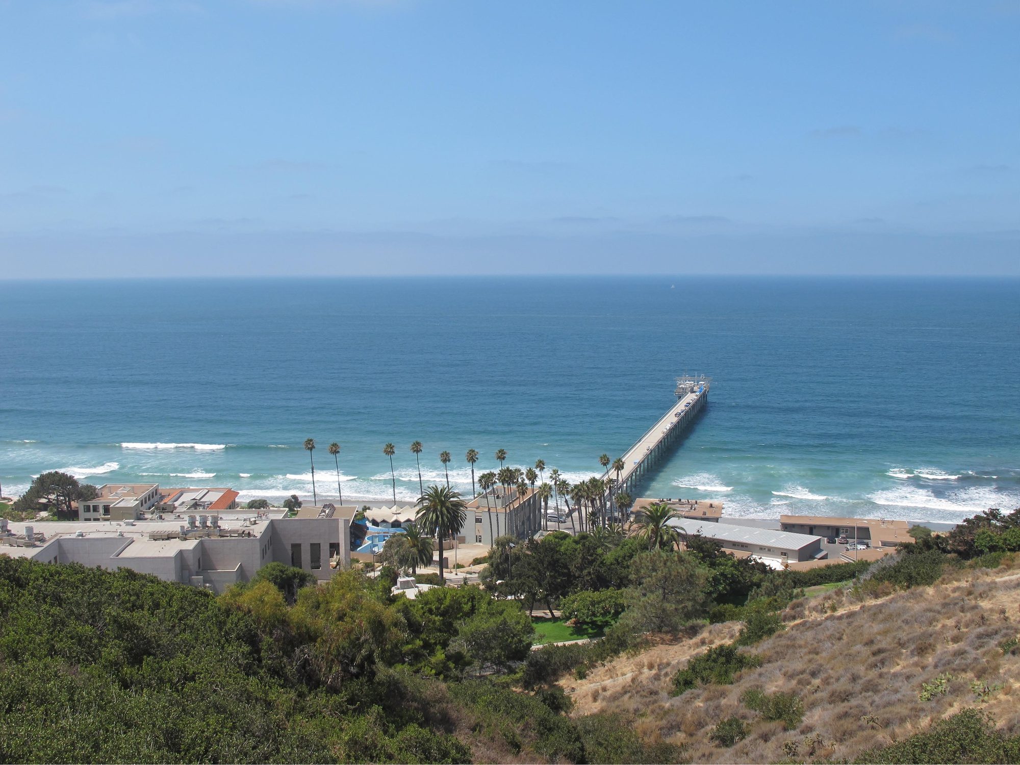 A view of Scripps Institution of Oceanography in 2011, taken from the Birch Aquarium.