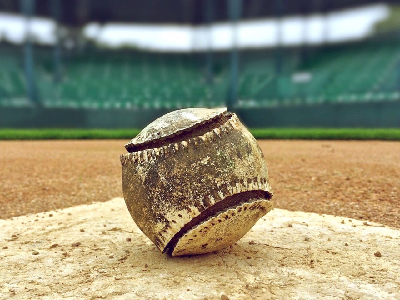 Baseball, summer, game, sport, baseball field, baseball background, nature, ball