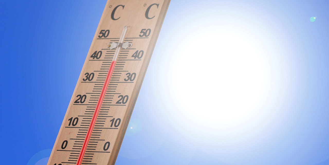 Thermometer, summer, hot, heat, sun, temperature, warmth, nature, energy, heaven, weather, climate, extreme