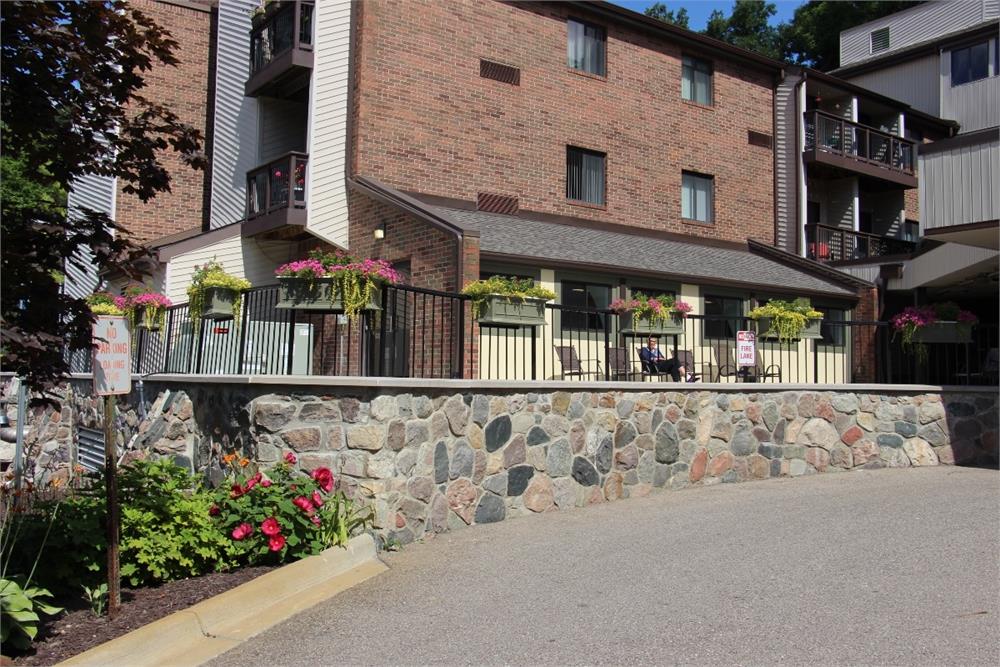 exterior of senior living building