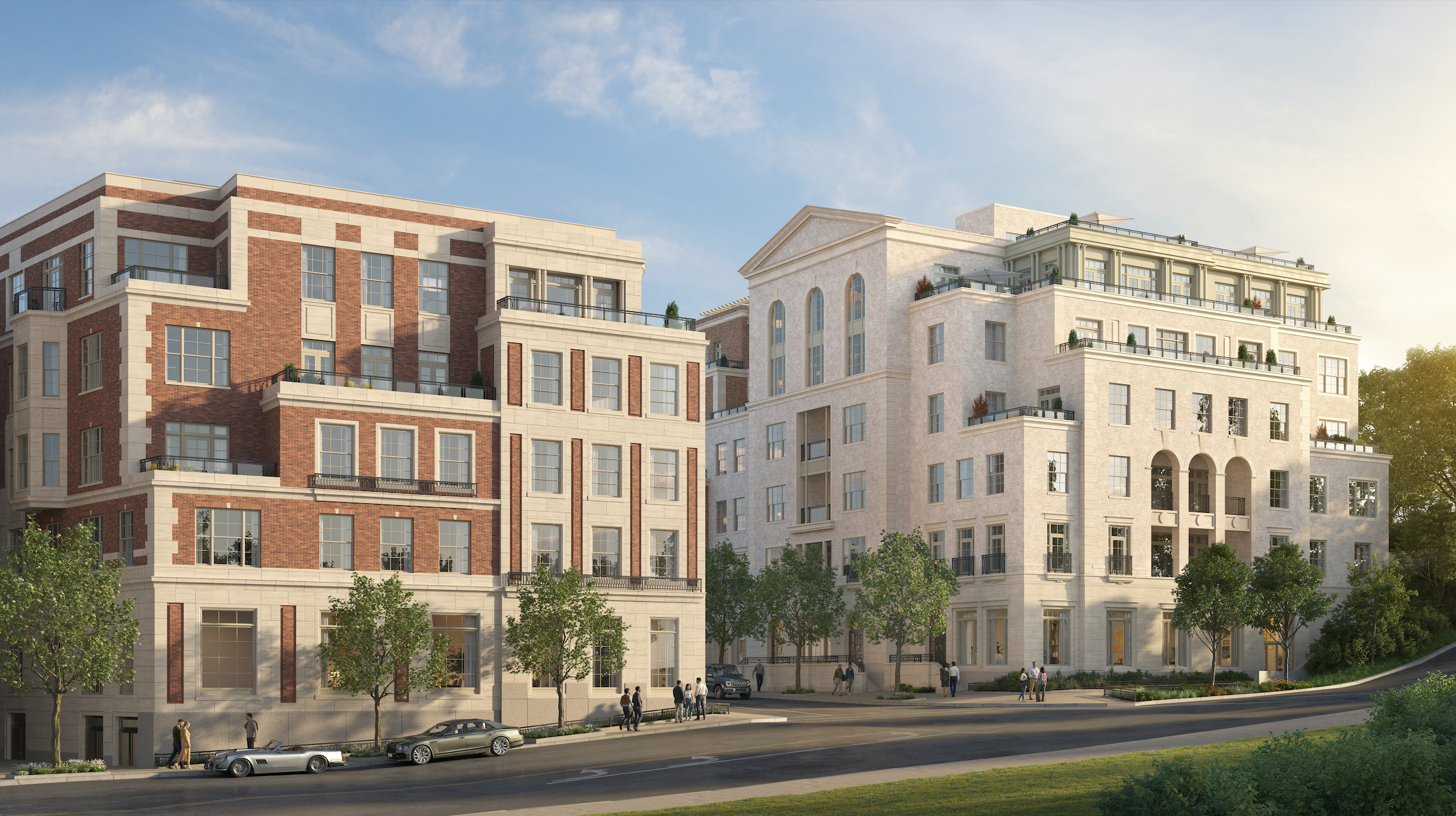 Rendering of Chilston Court in Greenwich CT