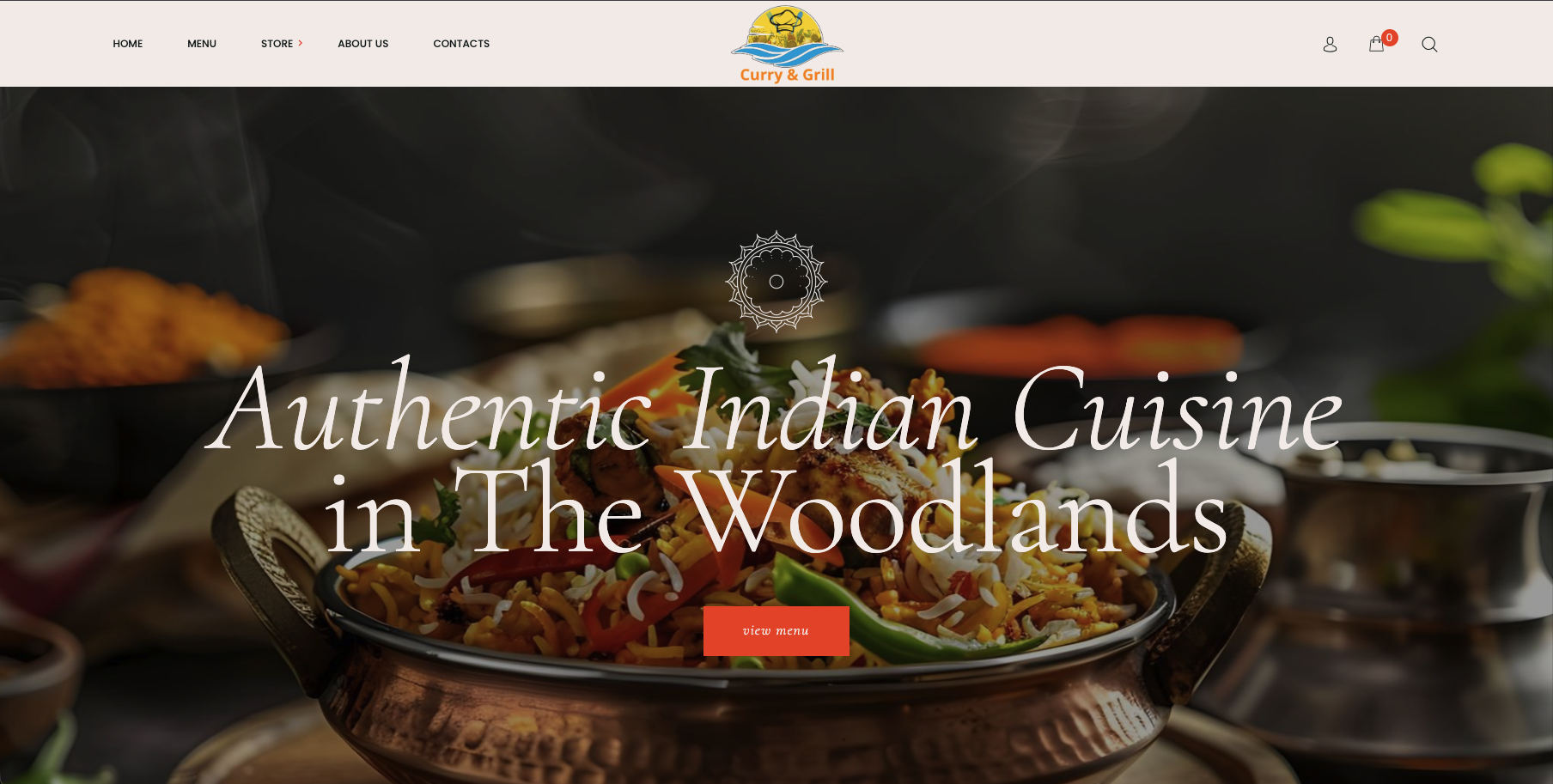 Curry & Grill the woodlands website