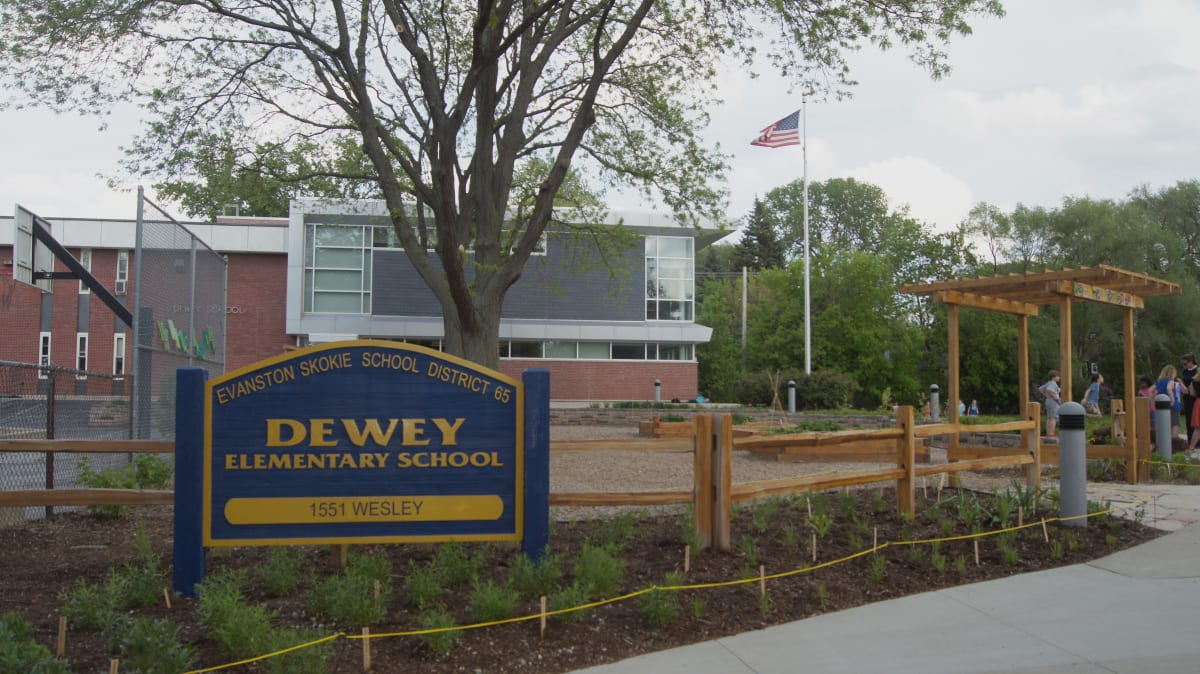 Dewey Elementary School in Evanston, IL