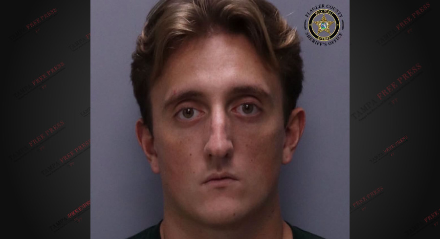 Booking photo of Michael Ryan released by the Flagler County Sheriff’s Office.