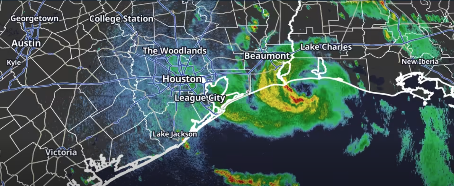National weather service map