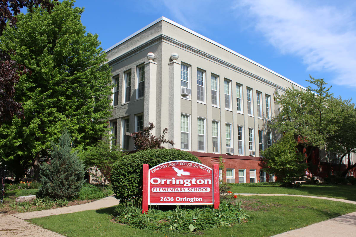 Orrington Elementary School in Evanston