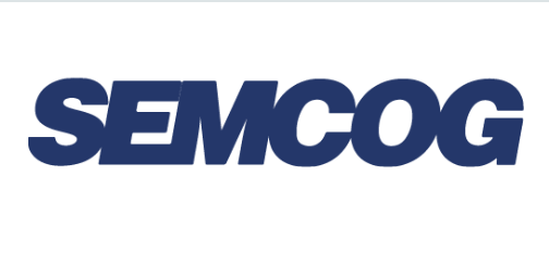 SEMCOG logo — bold navy blue block letters spelling "SEMCOG" on a white background.