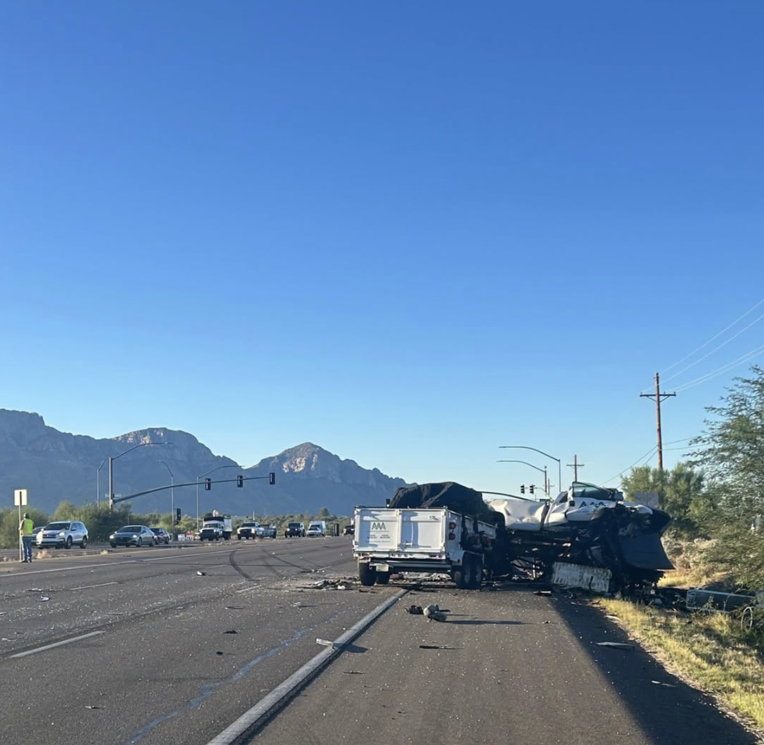 Two people were killed and two others were seriously injured in a head-on crash on State Route 77, also known as Oracle Road, near Oro Valley on Monday, Oct. 26.
