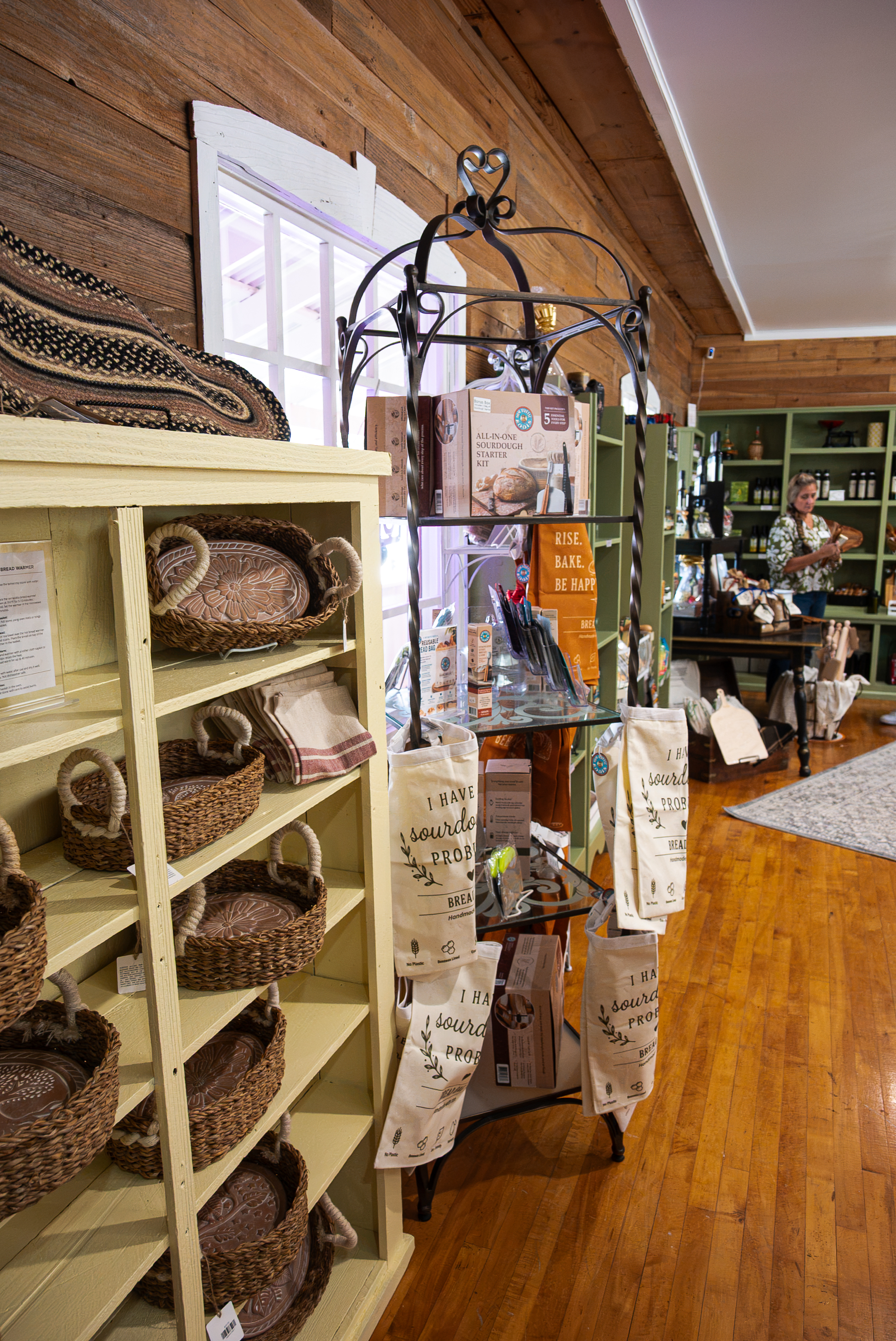 Gifts displayed inside local business.