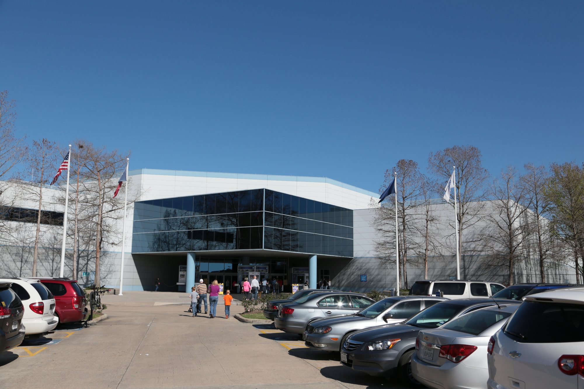 Space Centre Houston, entrance of the Lyndon B. Johnson Space Center