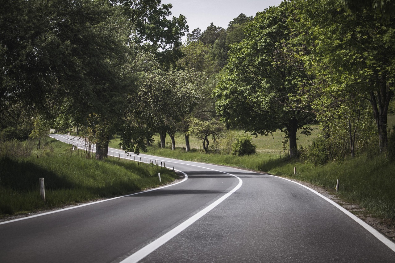 Road, highway, hd wallpaper, 4k wallpaper 1920x1080, asphalt, beautiful nature, trees, nature wallpaper, travel, nature,