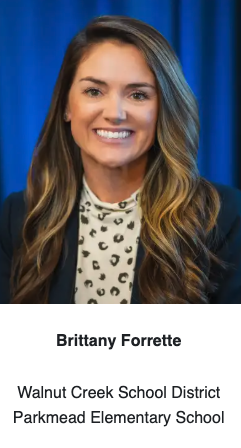 Portrait of Brittany Forrette, an instructional coach with the Walnut Creek School District.