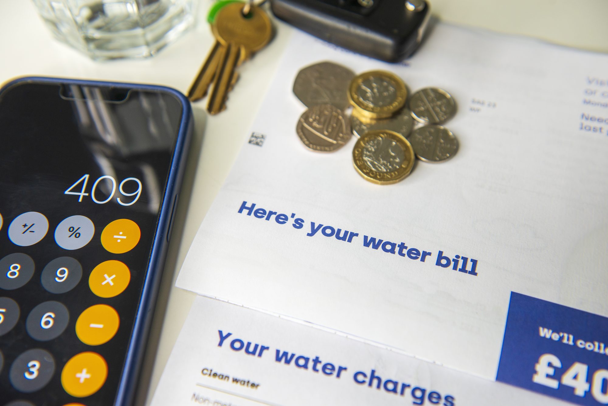 A water bill.