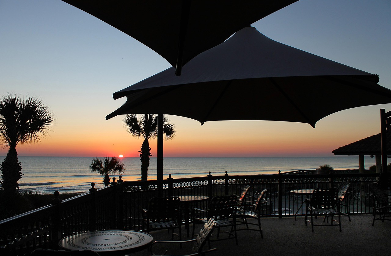 Sunrise, nature, ponte, vedra, beach, atlantic, florida, ocean