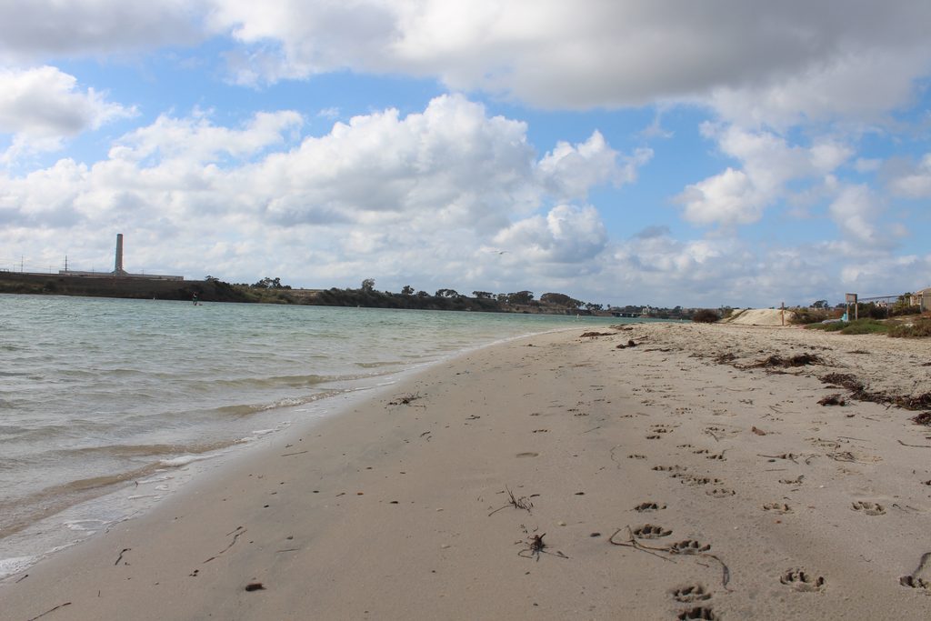 Agua Hedionda Lagoon, Carlsbad California looking west