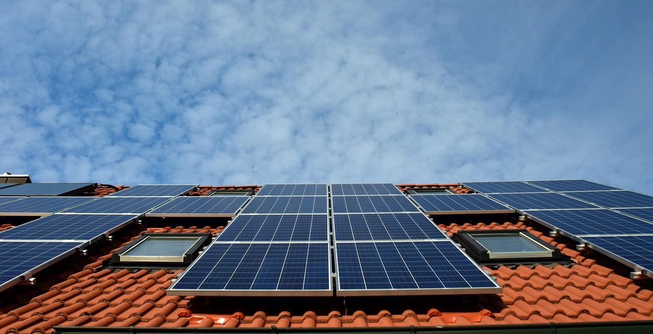 Solar system, roof, power generation, solar power, solar cells, energy, electricity, house, solar energy, solar panel, e