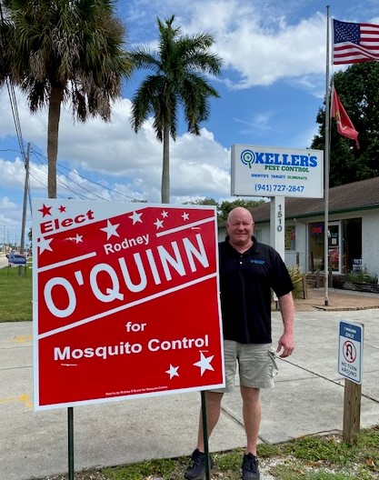Rodney O’Quinn, candidate for Manatee County Mosquito Control Group 1.