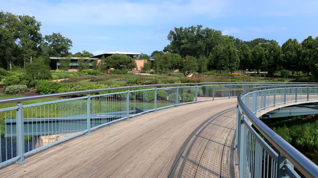 At the Chicago Botanic Garden
